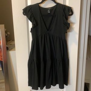 Cotton little black dress
